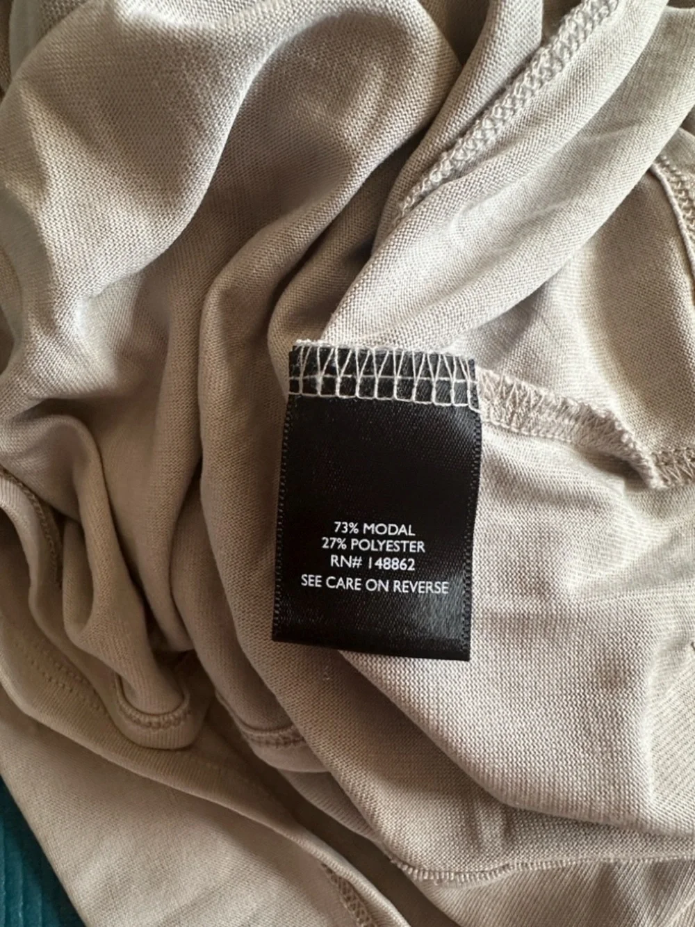 Torrid Knit Cupro Knot Front Tee Atmosphere Neutral Top Shirt 3 - Picture 8 of 9